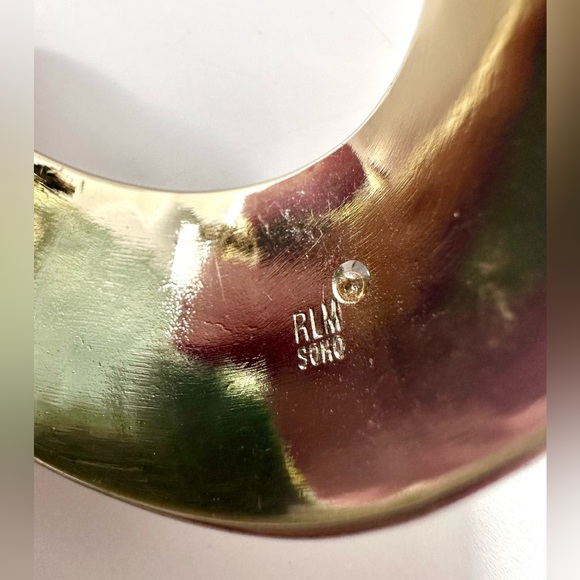 💛Robert Lee Morris SOHO Chunky U-Hoop Earrings - Picture 9 of 10